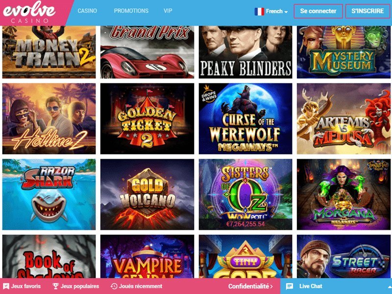Découvrez l’Evolve Casino en Ligne France : Exclusivité et Bonus de Bienvenue